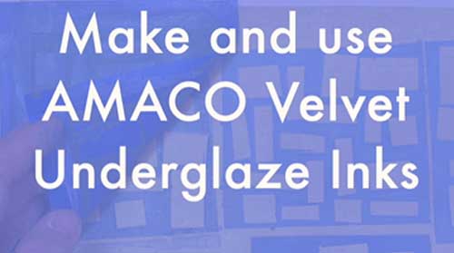 Making Velvet Underglaze Ink