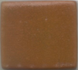 Textured orange-brown ceramic glaze sample tile, ideal for enhancing pottery and sculptural surfaces at Georgies Ceramic & Clay Company.