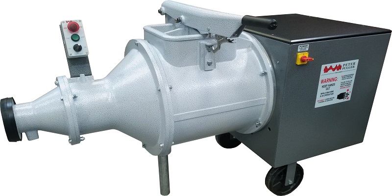 Peter Pugger clay pugmill with control panel, designed for blending and recycling clay in pottery studios.