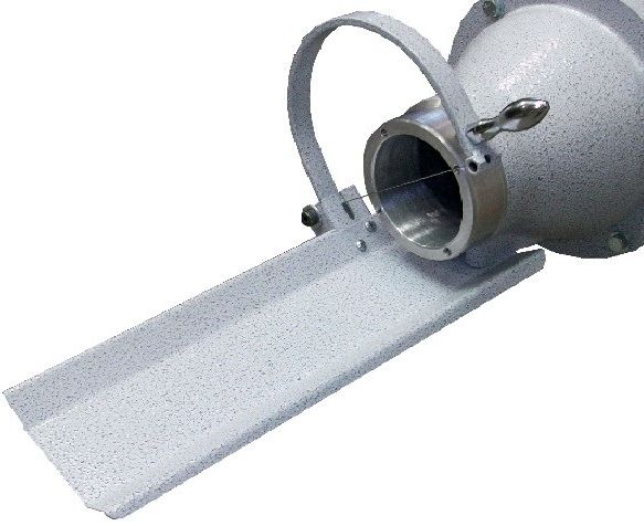 Ceramic slab roller with a sturdy metal frame, designed for creating even clay sheets in pottery and sculpture.