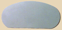 Light blue ceramic clay slab, smooth surface, suitable for rolling out pottery and sculpting projects at Georgies Ceramic & Clay Company.