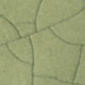 Close-up of a textured green ceramic surface with subtle lines, showcasing a unique glaze suitable for pottery or sculpture.