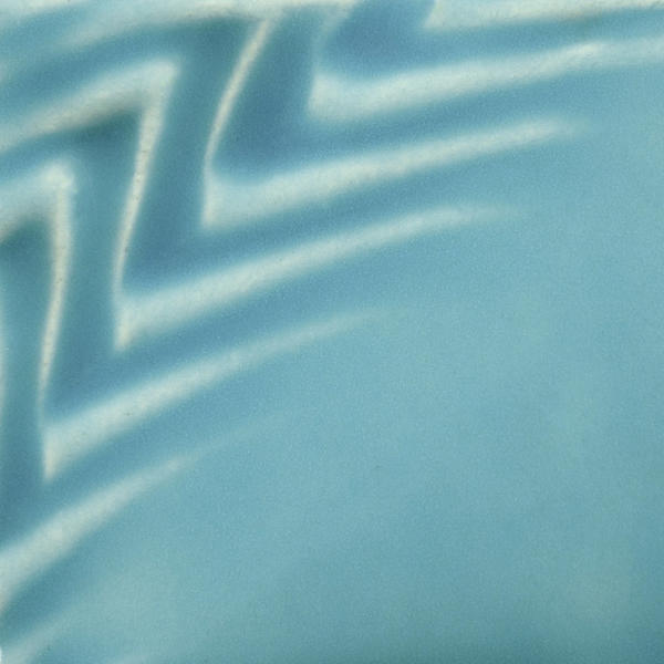 Smooth, glossy turquoise glaze surface with subtle waves, ideal for pottery and ceramic decoration. Suitable for kiln firing.