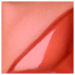 Glossy red glaze sample showcasing vibrant color and smooth texture, ideal for enhancing pottery and ceramic projects.