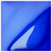Vibrant glossy cobalt blue ceramic glaze swatch, ideal for pottery decoration and ceramic art projects.