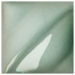 Soft, glossy celadon glaze sample with subtle variations in green hues, ideal for pottery and ceramic decoration.