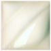 Soft white ceramic glaze swatch featuring a smooth, glossy finish, ideal for pottery and sculptural work.