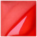 Glossy red glaze sample showcasing a smooth texture ideal for ceramic pottery decoration and glazing techniques.