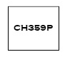 Color swatch for Georgies Ceramic CH359P glaze, showcasing a rich hue suitable for pottery and decorative ceramics.