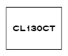 Color sample labeled CL130CT, a ceramic glaze swatch for pottery and sculpture use from Georgies Ceramic & Clay Company.