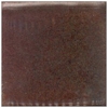 Dark brown ceramic glaze sample with a glossy finish, showcasing a rich, textured surface ideal for pottery applications.