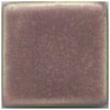 A ceramic glaze sample tile in a rich, muted mauve color with a glossy finish, suitable for pottery and glazing applications.