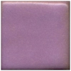 Small square tile of lavender clay glaze, showcasing a smooth, glossy surface for ceramic decoration.