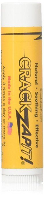 Crack Zap! stick for pottery presents a soothing balm for cracks in ceramics, featured in a yellow tube with labels.