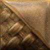 Woven texture with a glossy golden glaze, ideal for decorative ceramics or pottery projects at Georgies Ceramic & Clay Company.