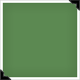 Green color swatch suitable for glazes in ceramics, showcasing a rich, earthy tone ideal for pottery decoration.