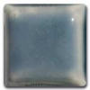 Glazed ceramic tile sample in a soft blue hue, showcasing smooth texture and subtle shine, ideal for pottery projects.