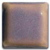 A square ceramic glaze sample in muted purple tones, showcasing a glossy finish and subtle texture for pottery applications.