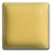 A square ceramic glaze sample in a light yellow color, suitable for pottery decoration and ceramic projects.