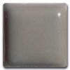A smooth, glossy gray ceramic glaze tile, perfect for pottery decoration and studio applications at Georgies Ceramic & Clay Company.
